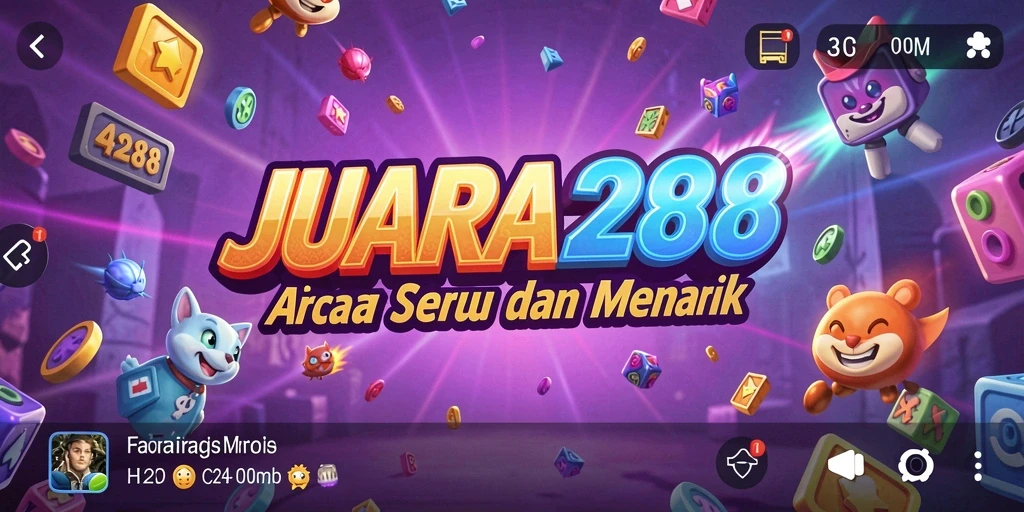 Tampilan gameplay JUARA288 dengan grafis Arcade yang memukau dan menantang.