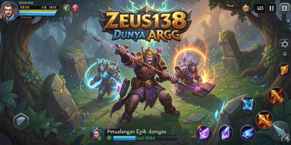 Tampilan gameplay menakjubkan dari ZEUS138 dengan aksi ARPG yang mendebarkan.